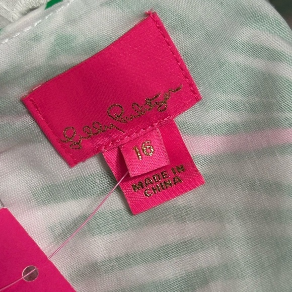 New! Lilly Pulitzer Gabriella Eyelet Lace Tropical Floral Top - Picture 8 of 11